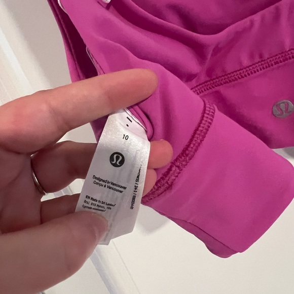 NWT Lululemon Align V Neck Bra Size 10 POW Pink - Picture 4 of 4